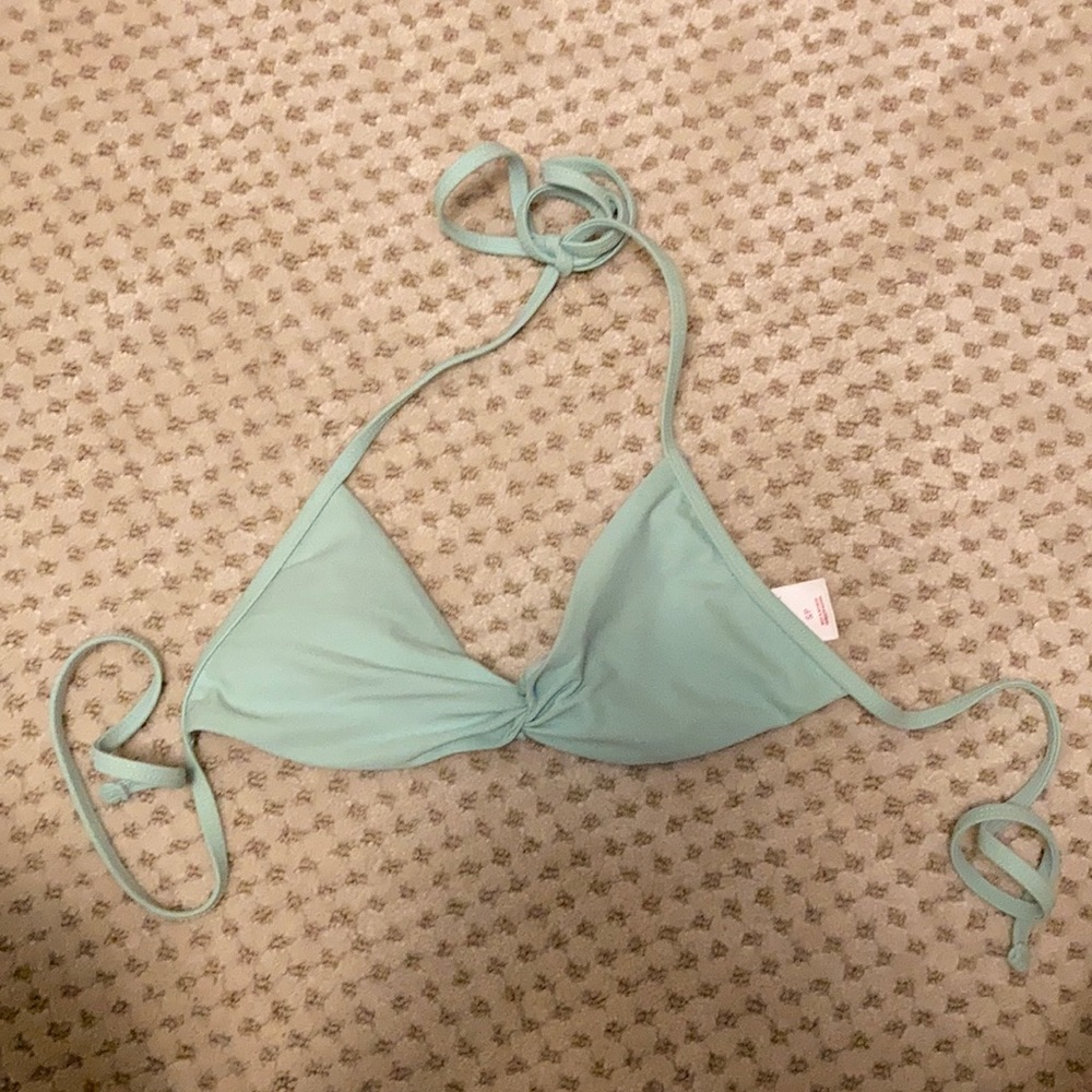 Blue bikini triangle top!